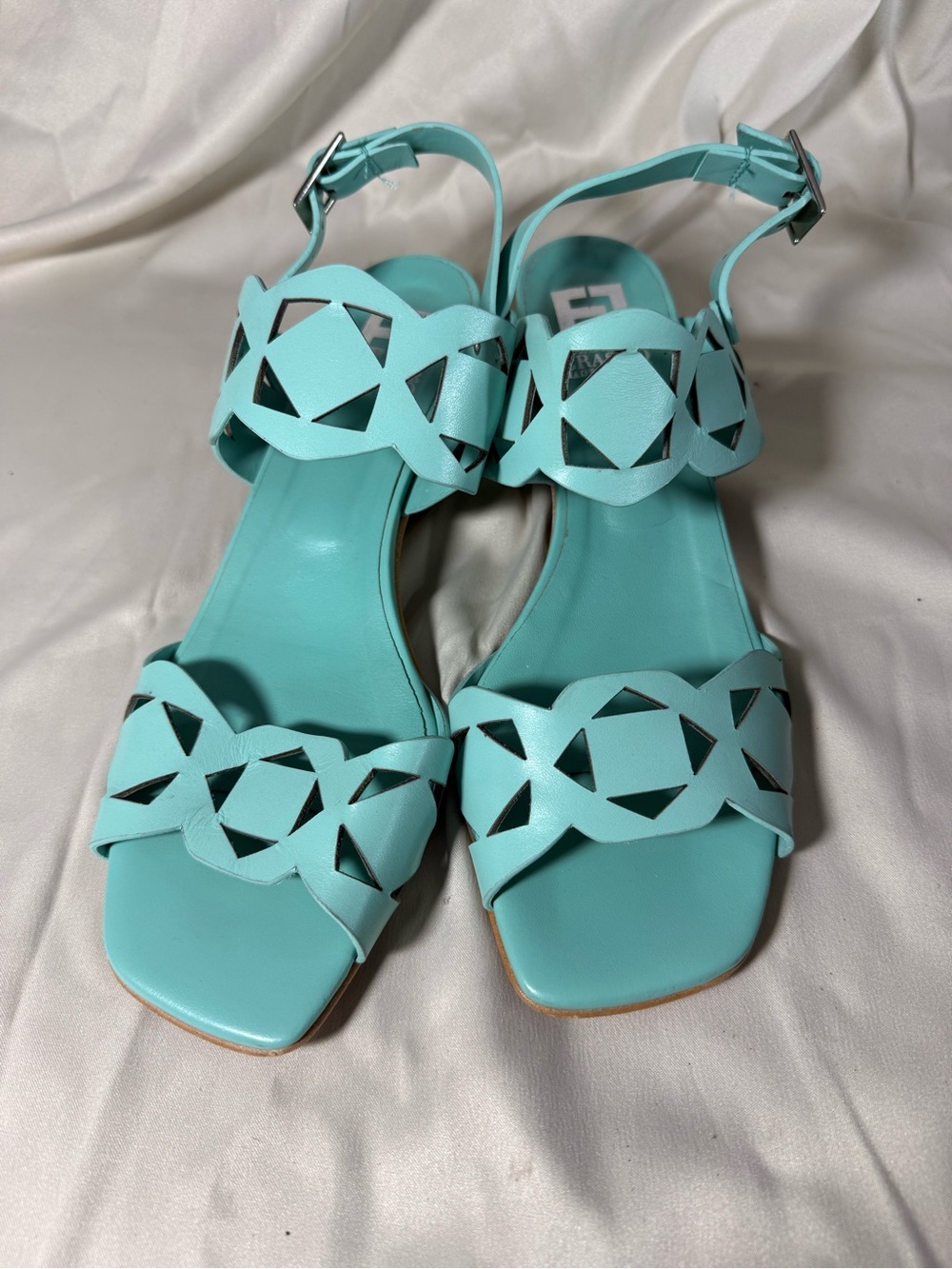 Emanuele Crasto Turquoise Sandals